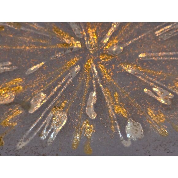 West Germany Mid-Century Modern Atomic Ceramic Platter - Picture 2 of 11